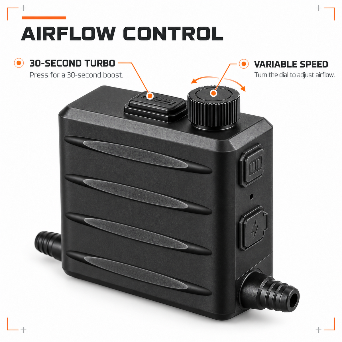 Antifog unit airflow controls