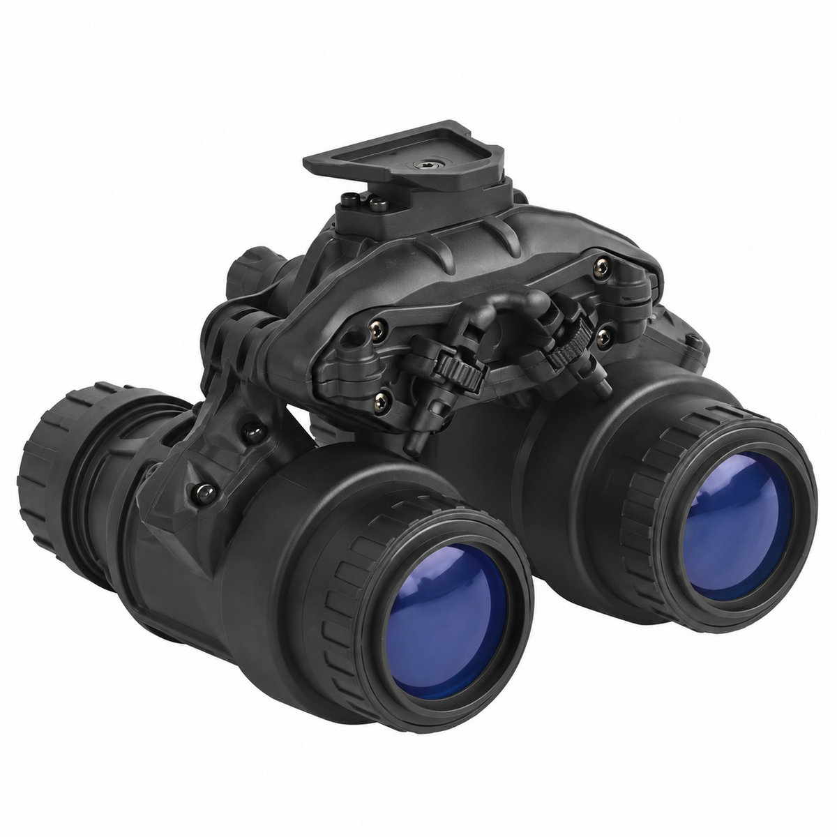 Cygnus Armory PVS-31 Dummy in Black, rear three-quarter view
